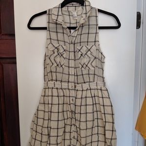 Forever 21 Plaid Sleeveless Dress